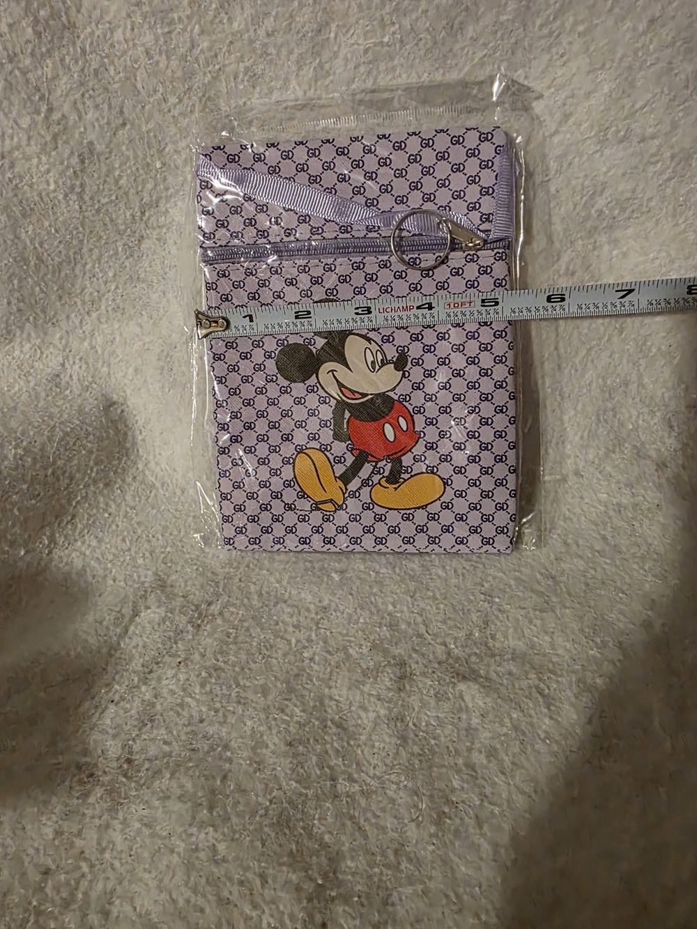 Mickey Mouse Lavender Patterned Crossbody - NWOT - Picture 4 of 4